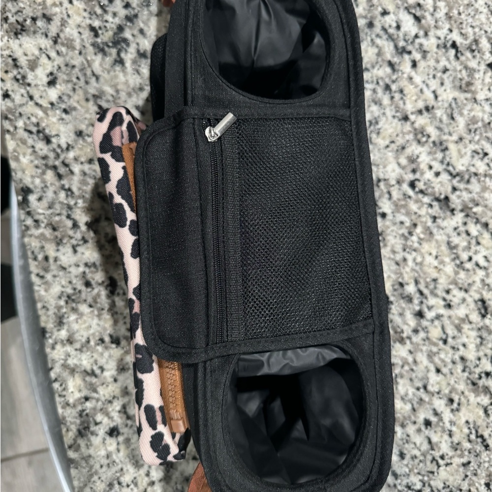 Leopard Print Kids Accessory Bag - Black and Brown - Picture 4 of 4